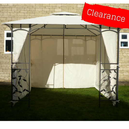 CLEARANCE - Side Panel Set for 3m x 3m Homebase Lucca Patio Gazebo - Set of 4